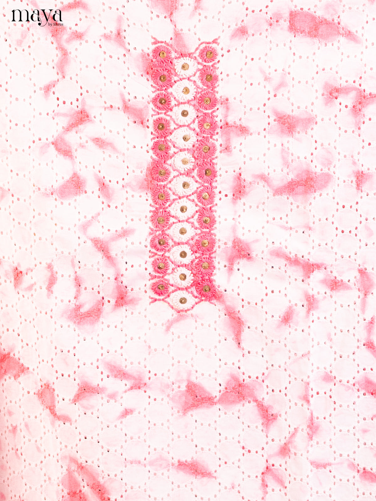 White & Pink- Cotton salwar
