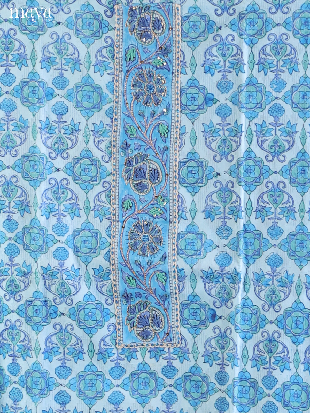 Blue - Cotton salwar