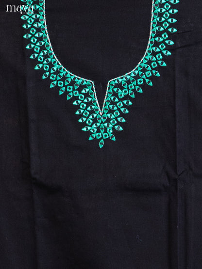 Black & Teal - Cotton salwar