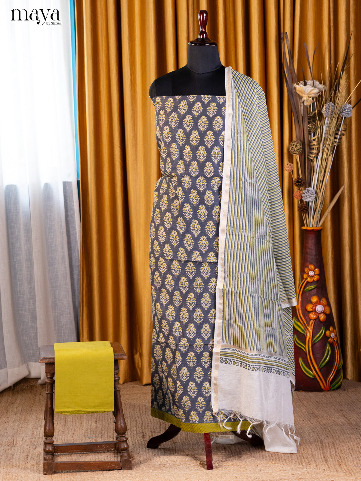 Black & Green- Cotton salwar