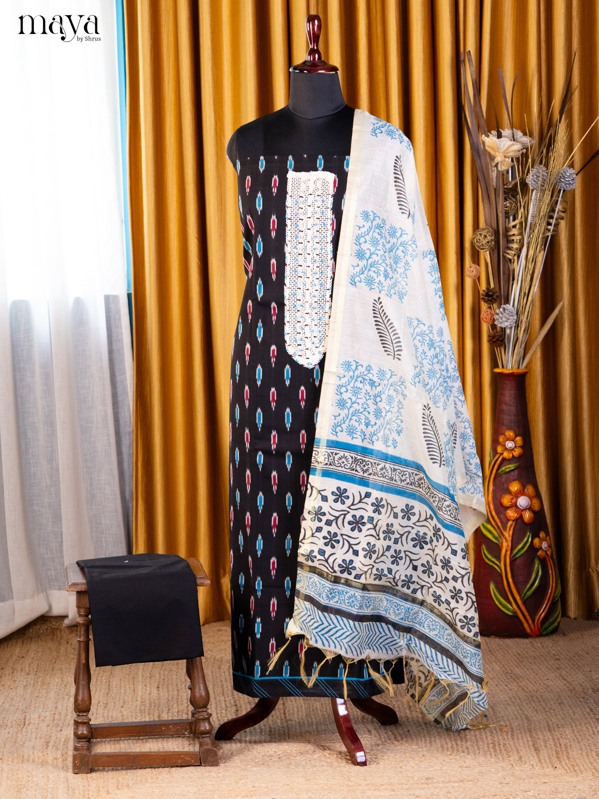 Black & White- Cotton salwar