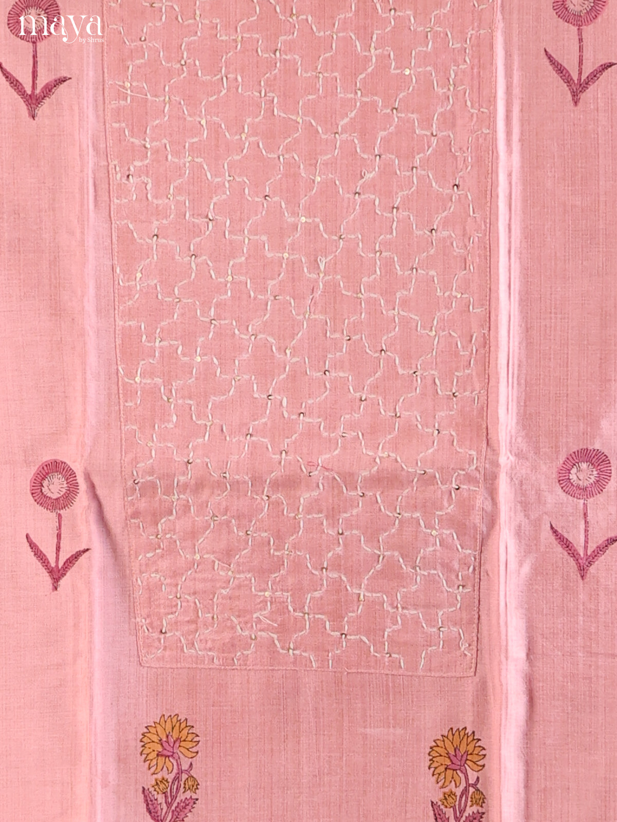Pink- Cotton salwar