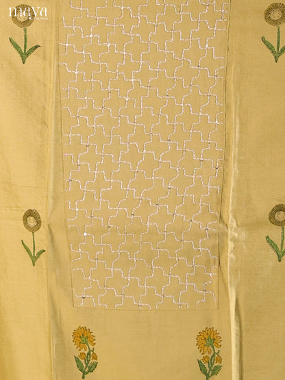 Mustardy Green - Cotton salwar