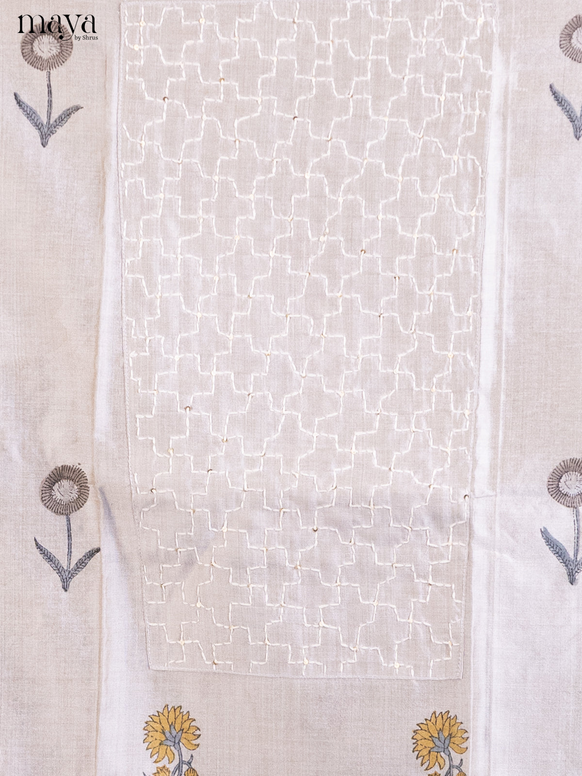 Off white- Cotton salwar