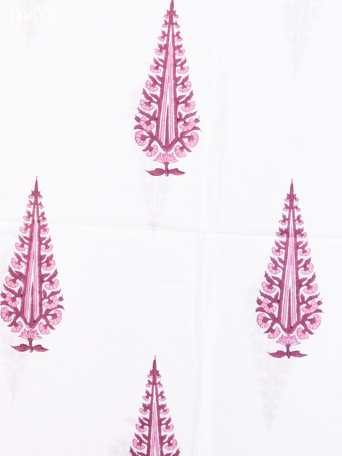 White with Purple- Cotton salwar