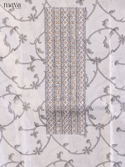 Grey- Cotton salwar