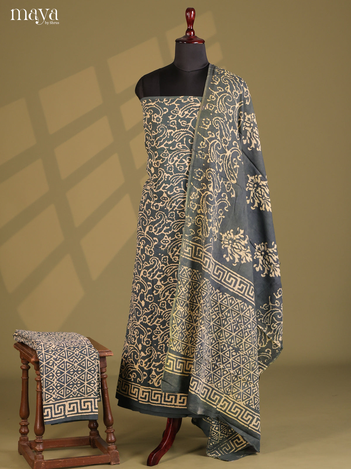 Grey - Cotton salwar