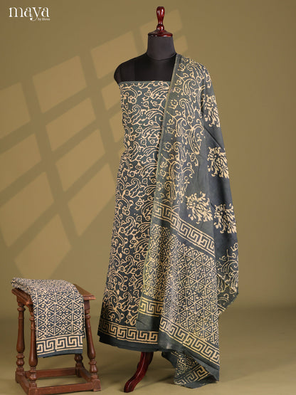 Grey - Cotton salwar