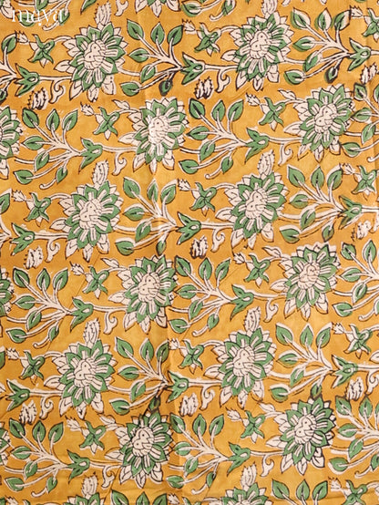 Yellow & Cream - Cotton salwar