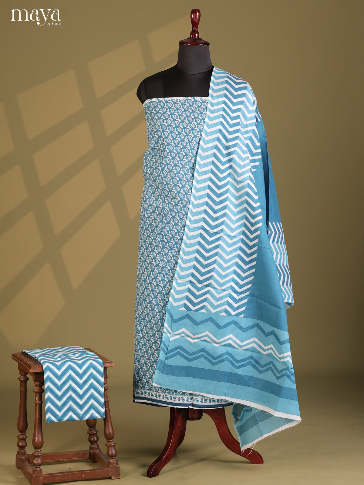Blue - Cotton salwar