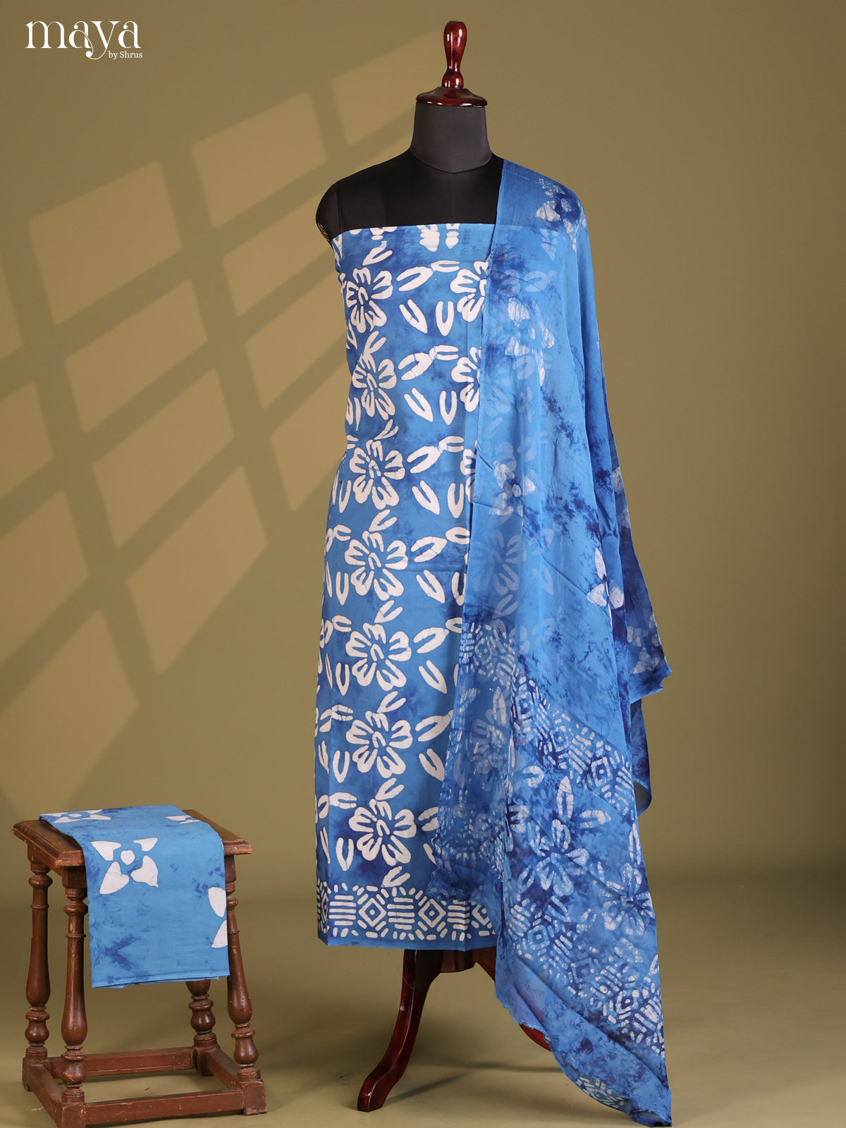 Blue - Cotton salwar