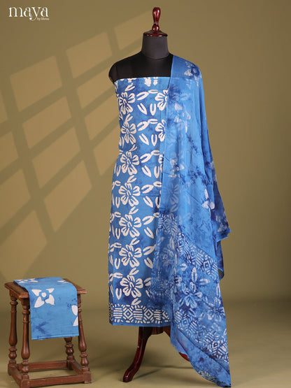 Blue - Cotton salwar