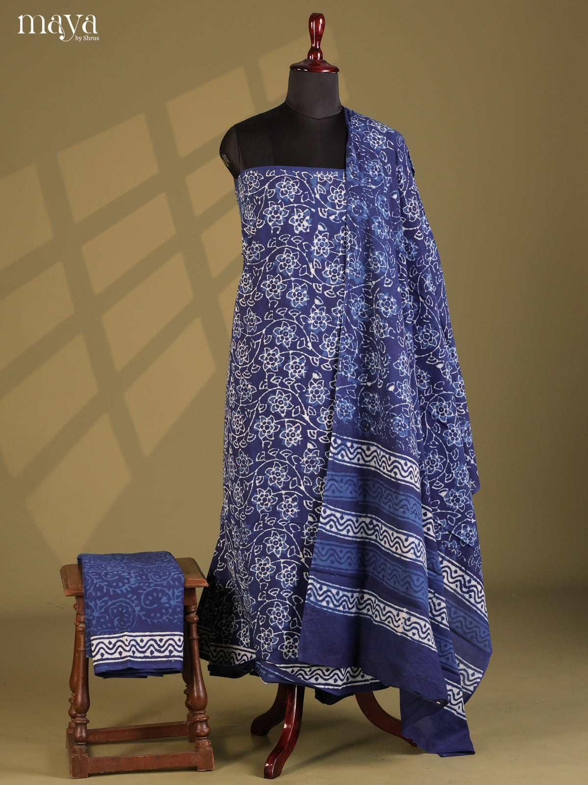 Blue - Cotton salwar