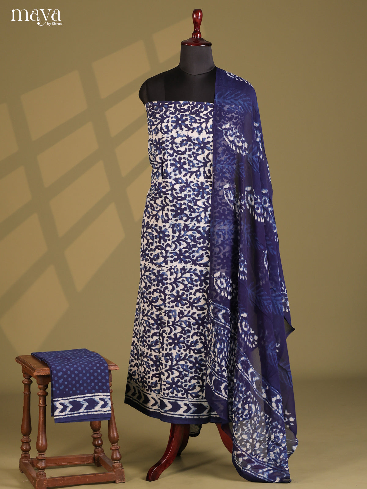 Blue - Cotton salwar
