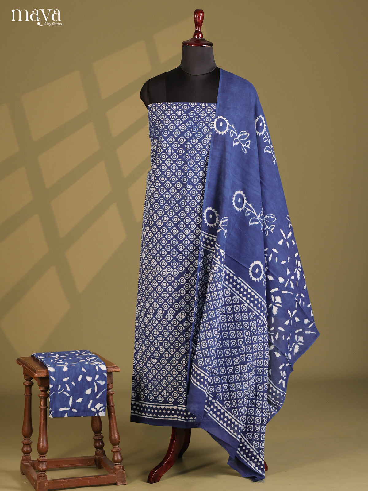 Blue - Cotton salwar