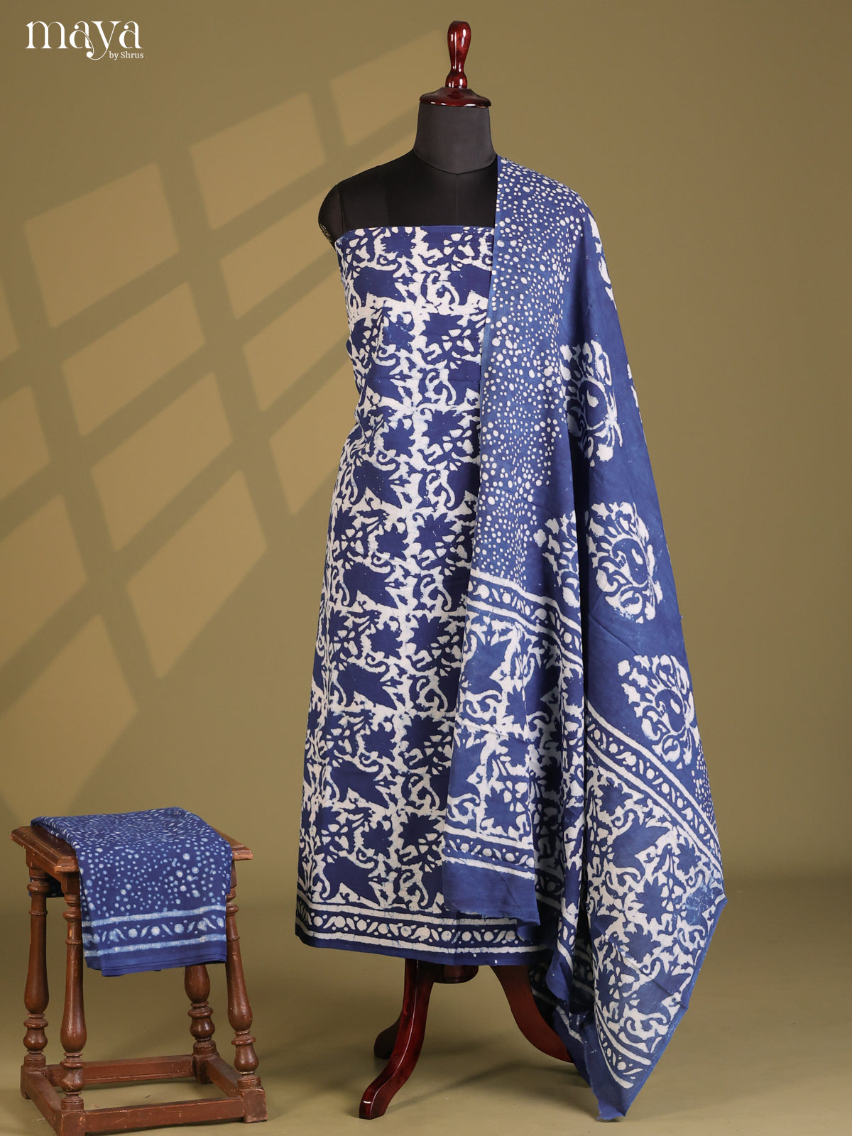 Blue - Cotton salwar