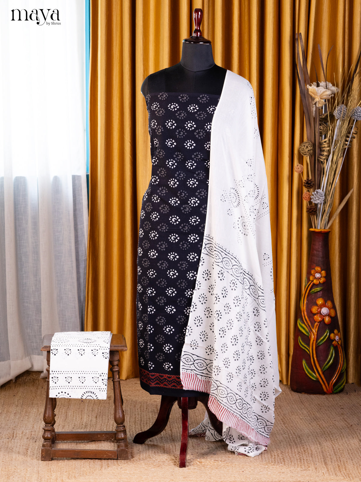 Black & White- Cotton salwar