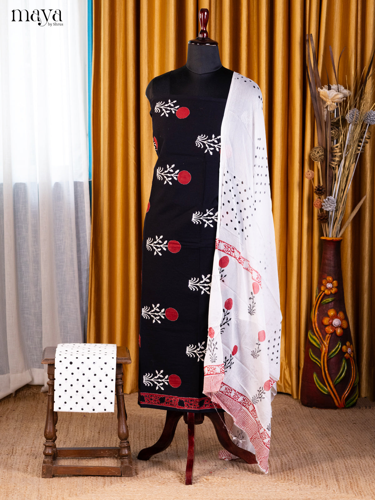 Black & White- Cotton salwar