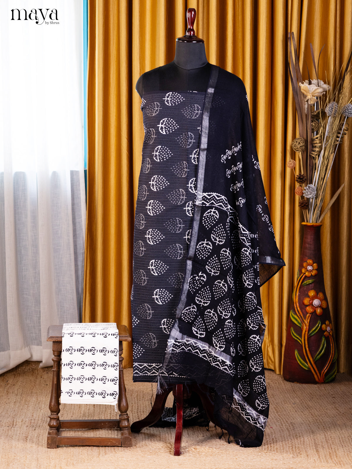 Black & White- Cotton salwar