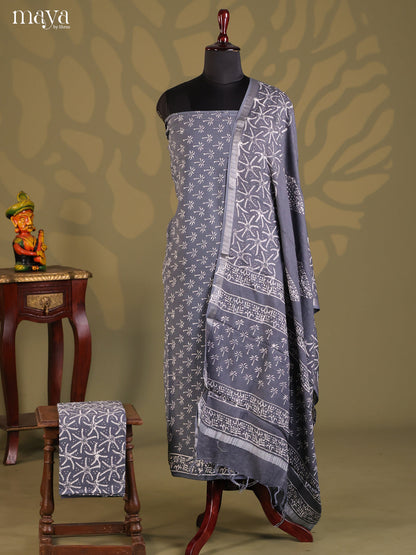 Grey - Cotton salwar