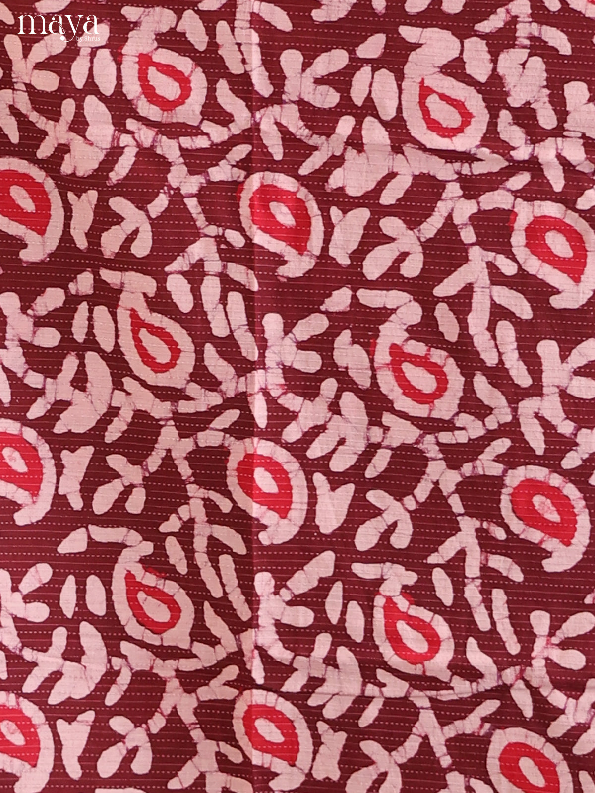 Maroon & Red - Cotton salwar