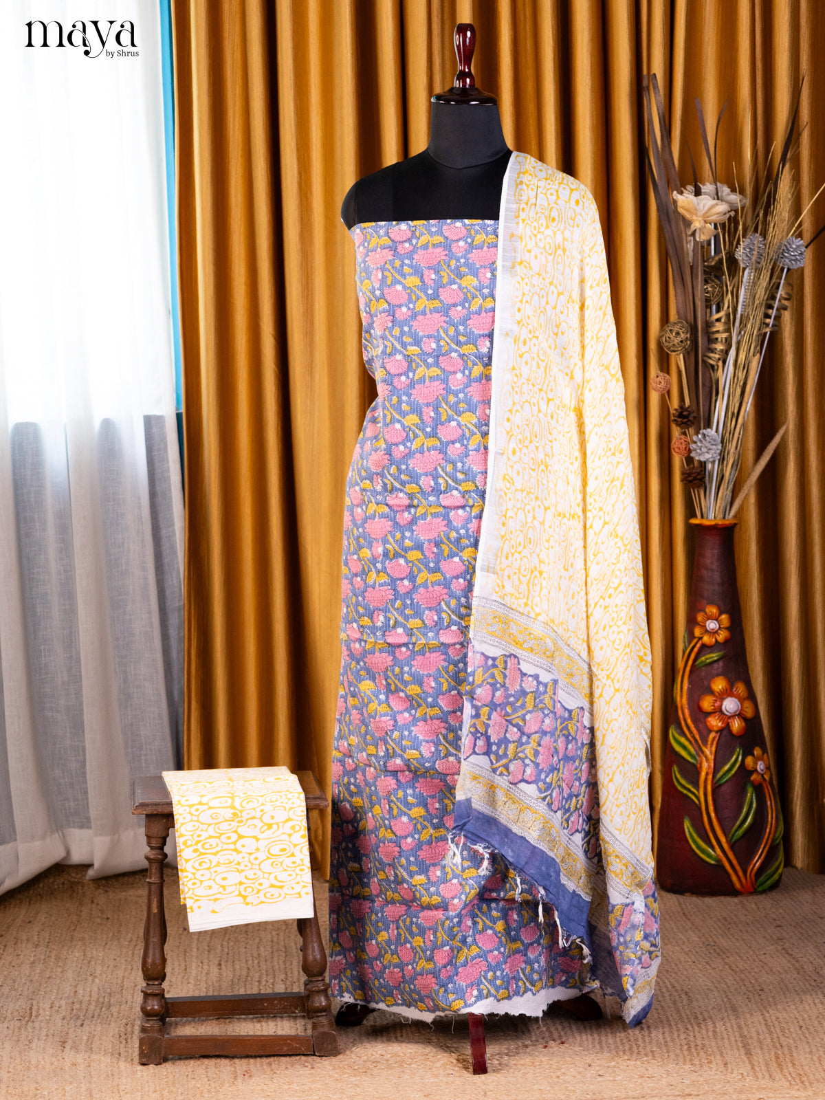 Purple & Pink - Cotton salwar