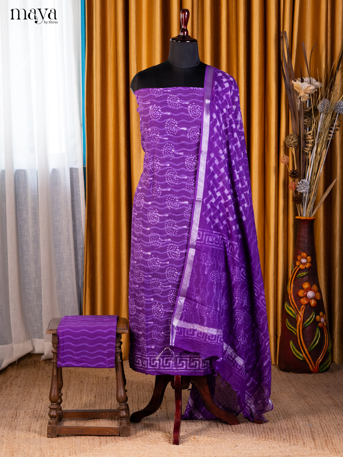 Violet - Cotton salwar
