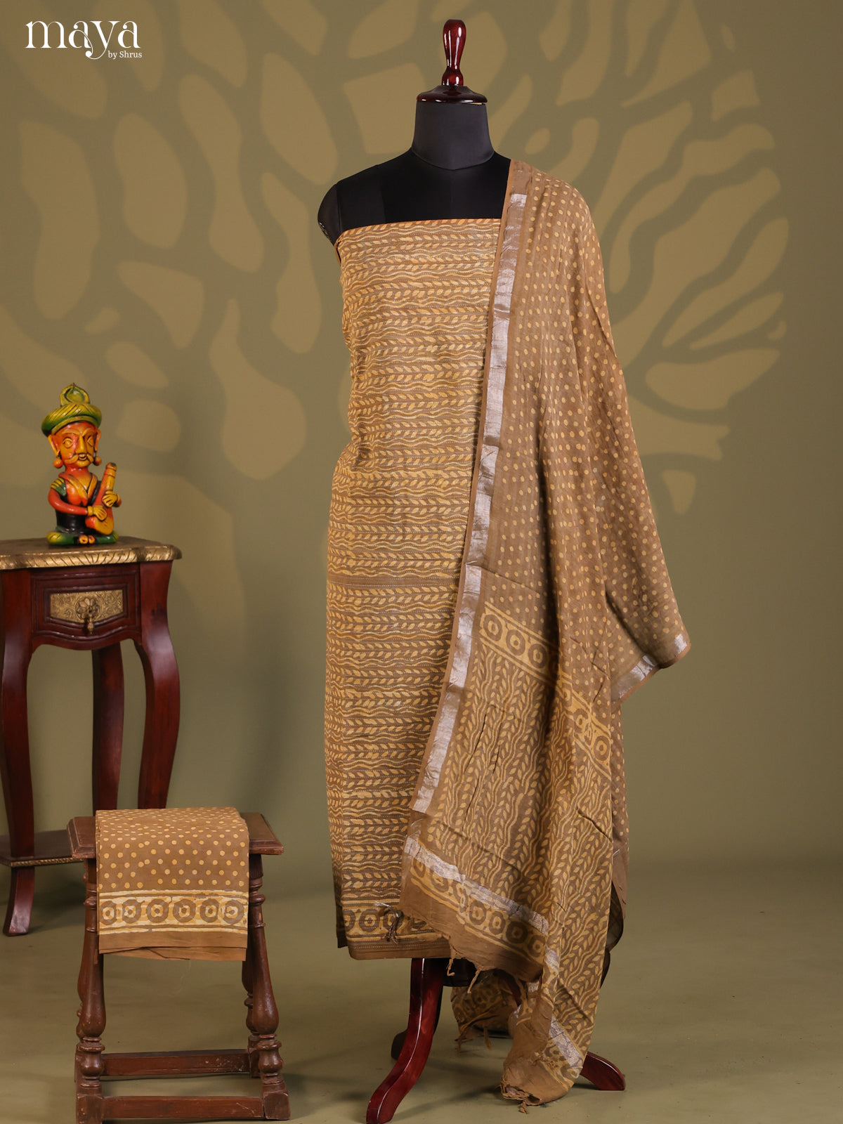 Lite Brown - Cotton salwar