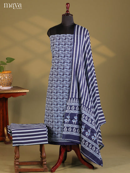 Blue - Cotton salwar