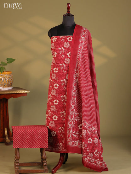 Red - Cotton salwar