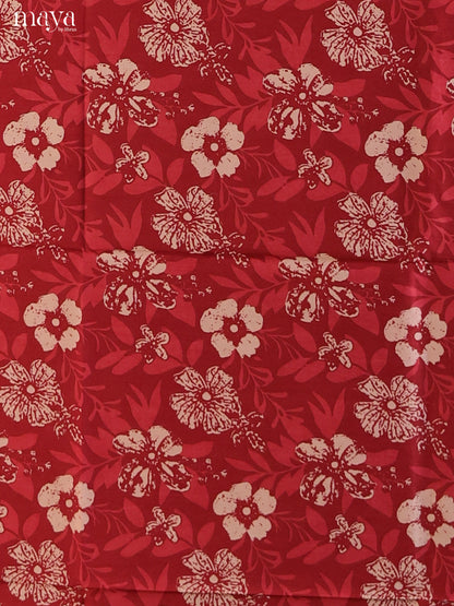Red - Cotton salwar