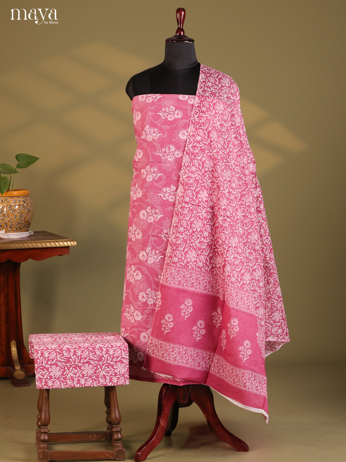 Pink - Cotton salwar