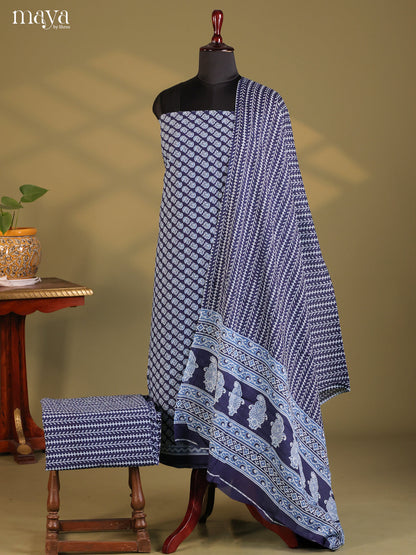 Blue - Cotton salwar