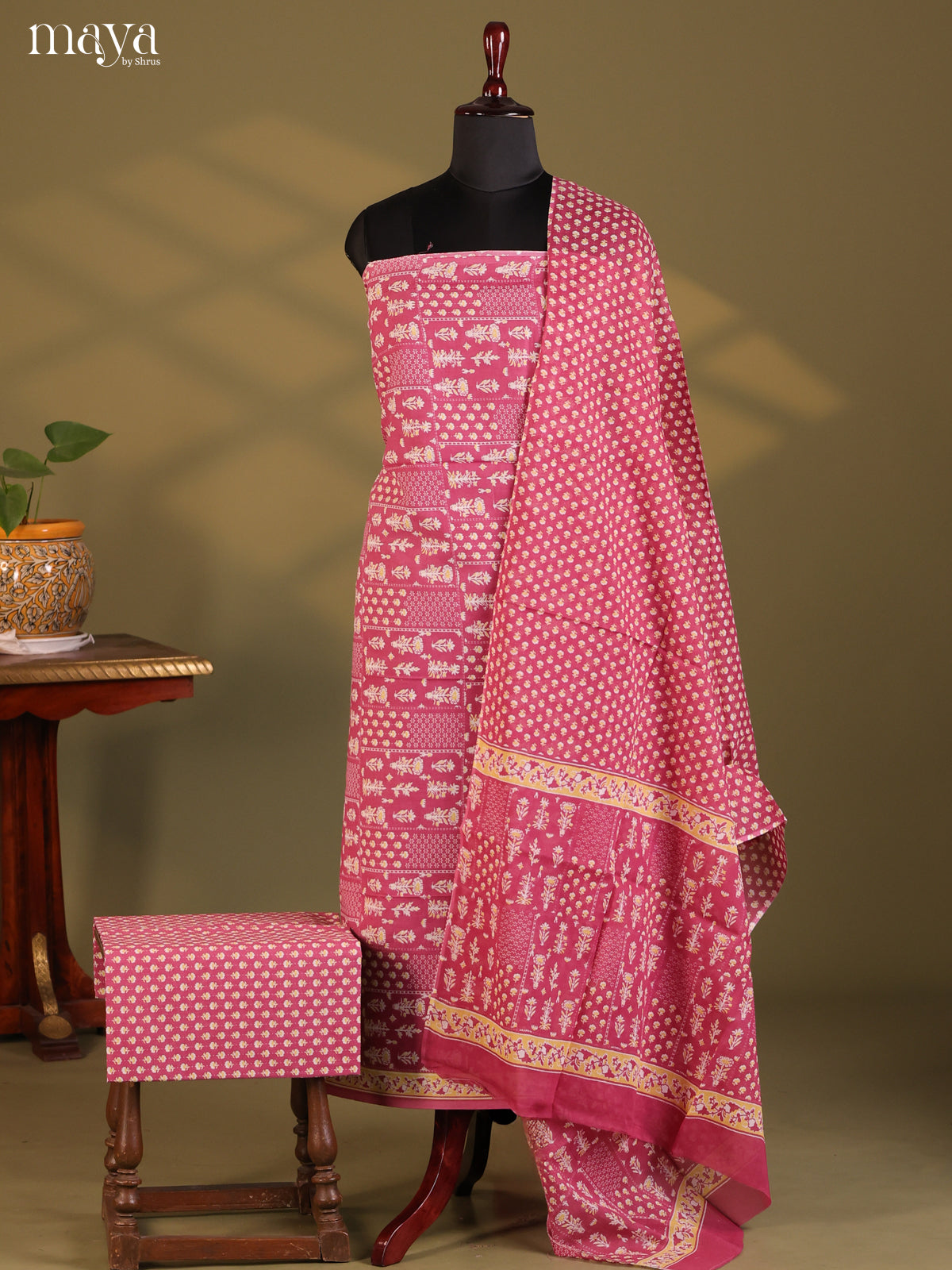 Pink - Cotton salwar