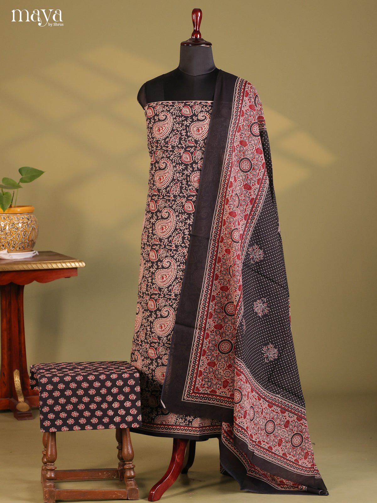 Black - Cotton salwar