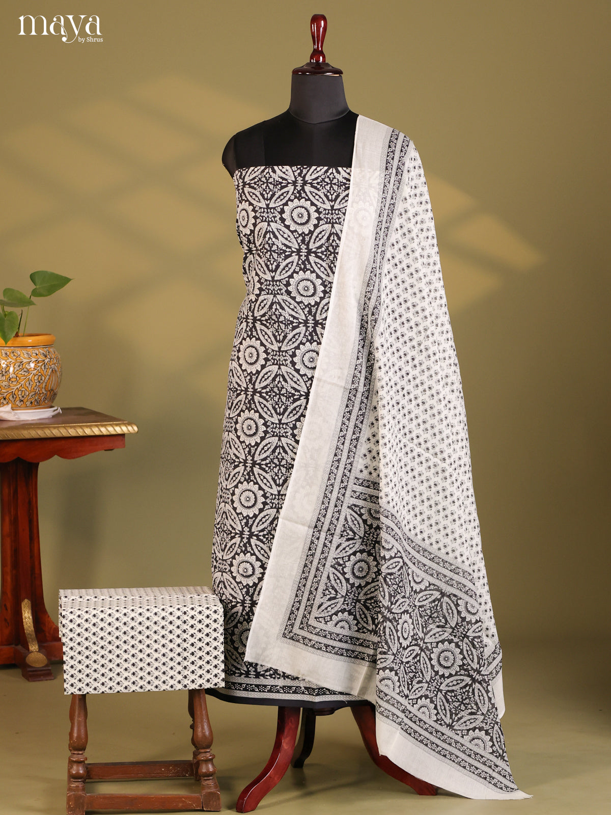 Black & White - Cotton salwar