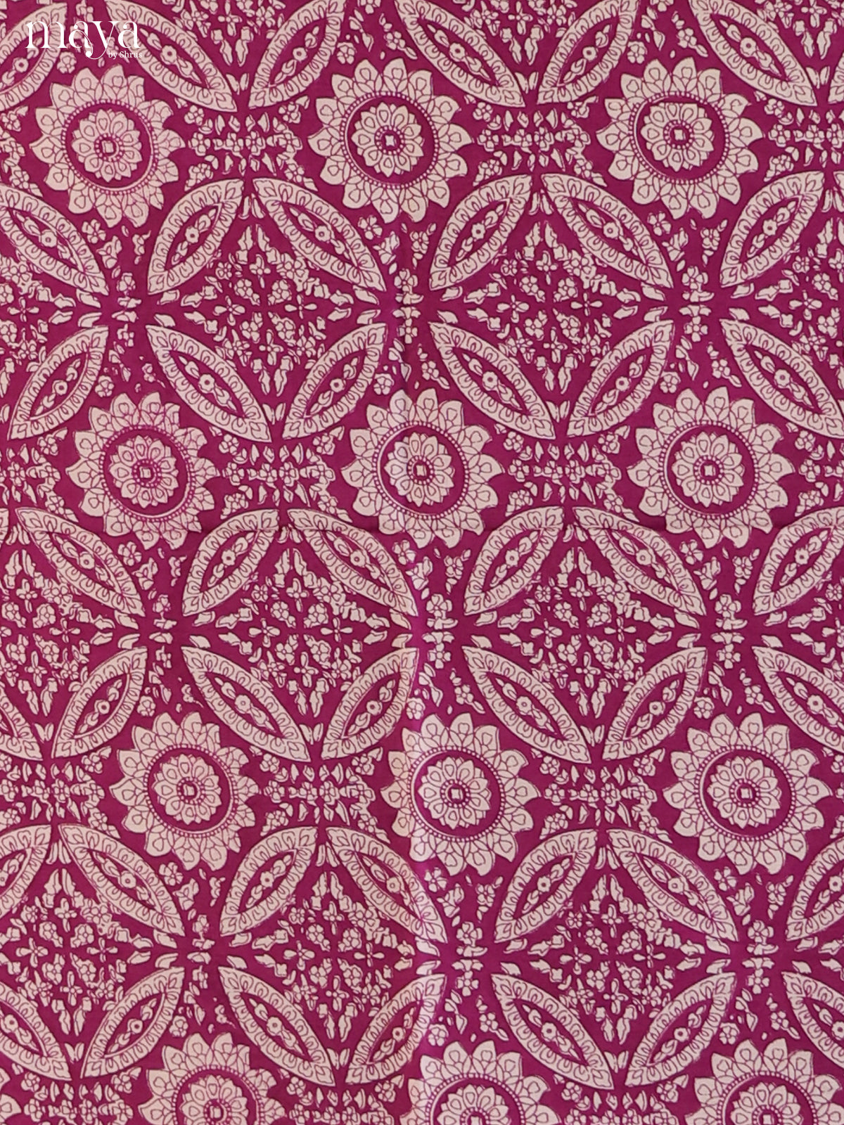 Purple & Cream- Cotton salwar