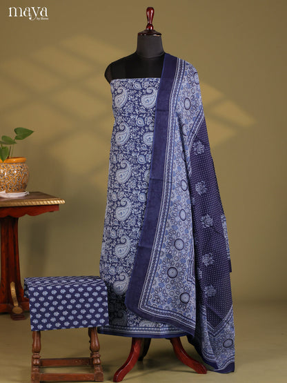 Blue - Cotton salwar
