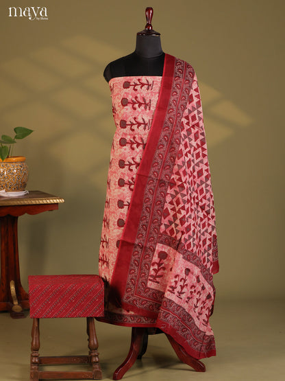 Maroon - Cotton salwar