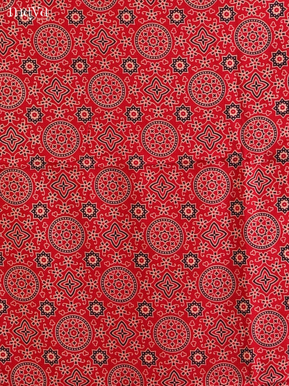 Red - Ajrakh Salwar Unstitch