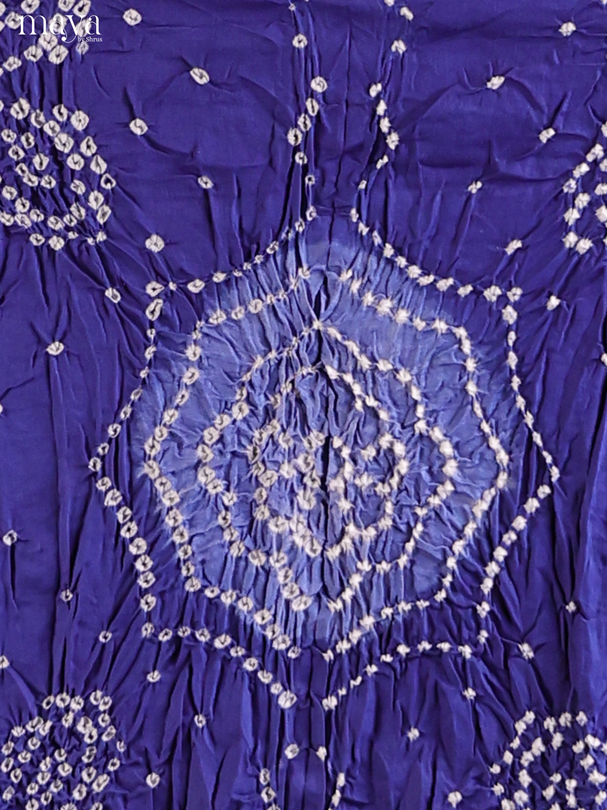Blue - Bandhini salwar Unstitch