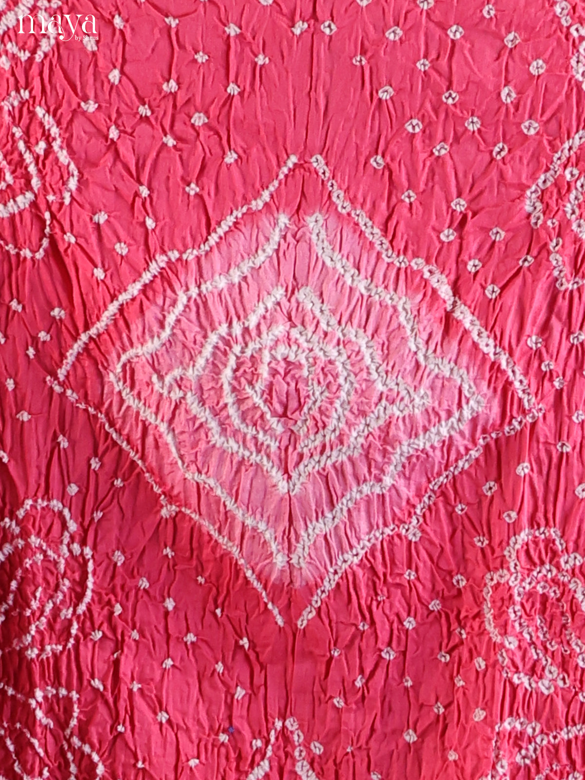 Pink - Bandhini salwar Unstitch