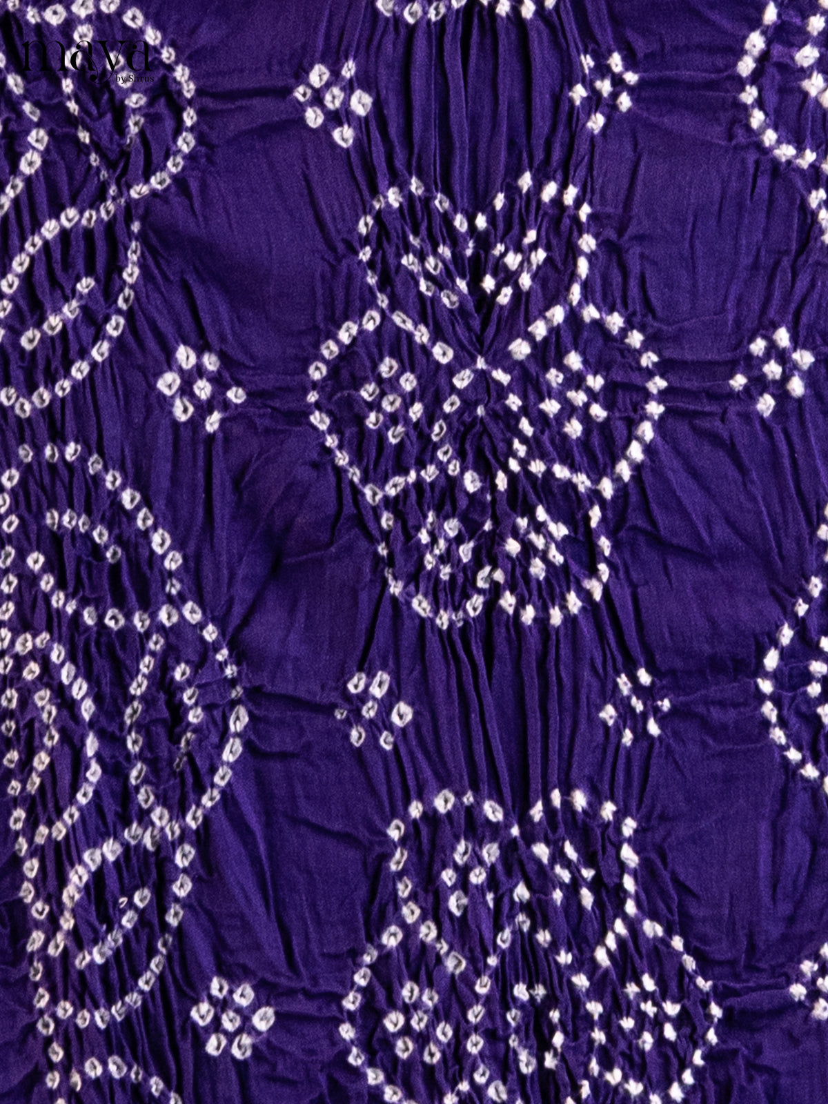 Blue - Bandhini salwar Unstitch