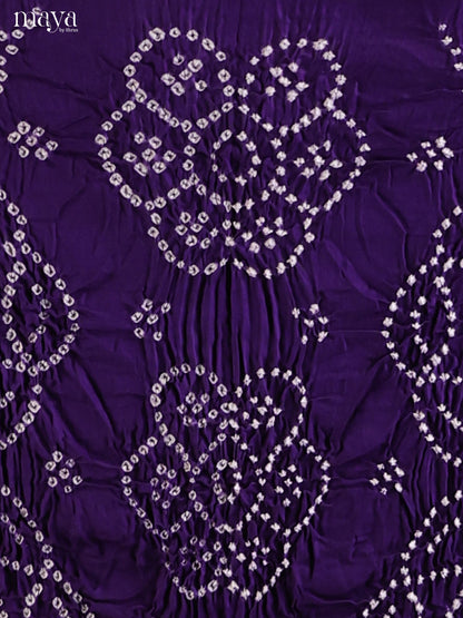 Violet - Bandhini salwar Unstitch
