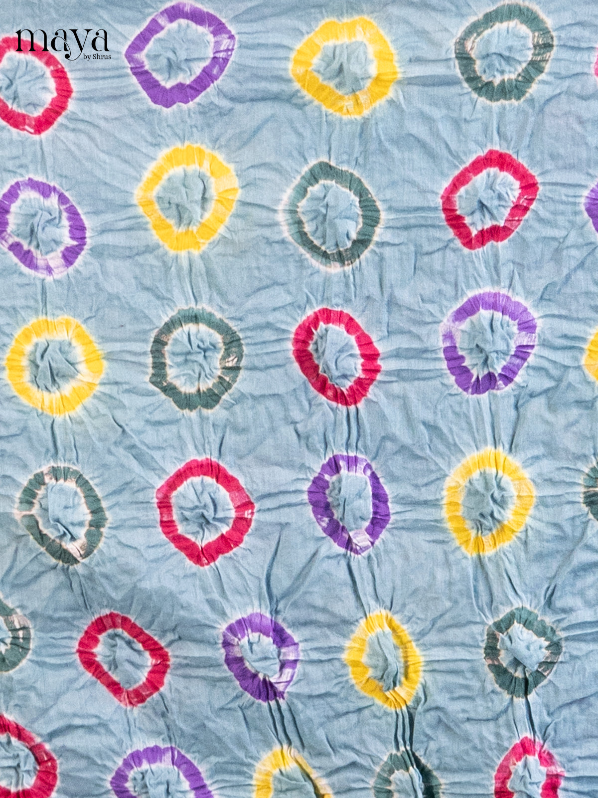 Grey & Pink - Bandhini salwar Unstitch