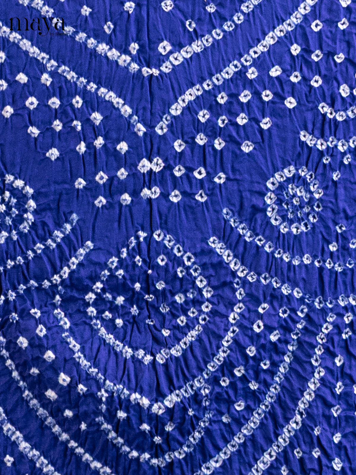 Blue - Bandhini salwar Unstitch