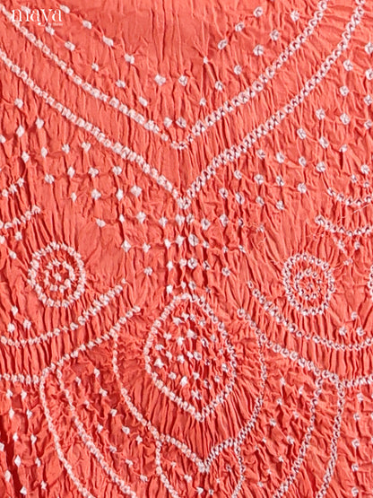 Orange - Bandhini salwar Unstitch