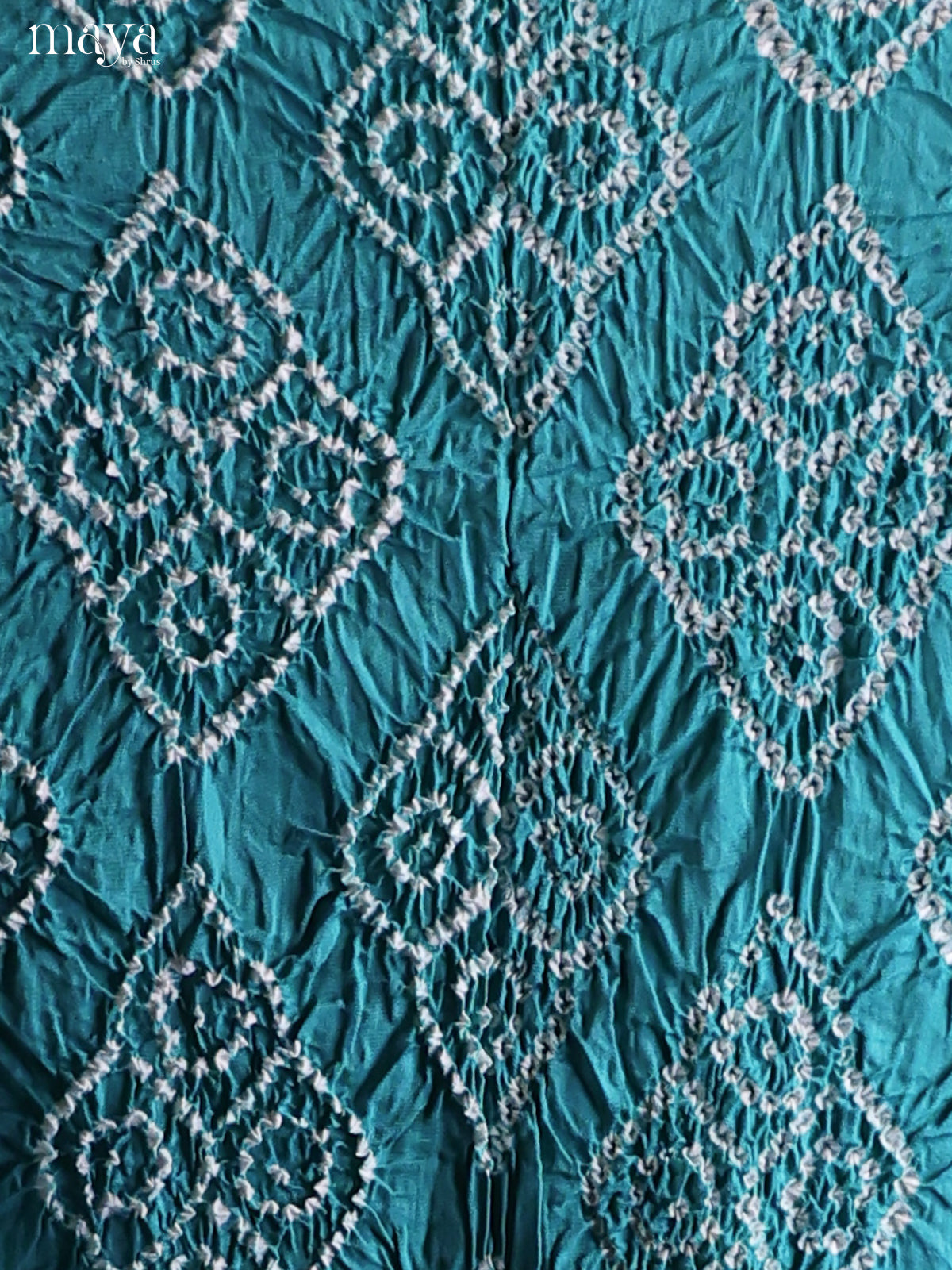 Sky Blue & Blue - Bandhini salwar Unstitch