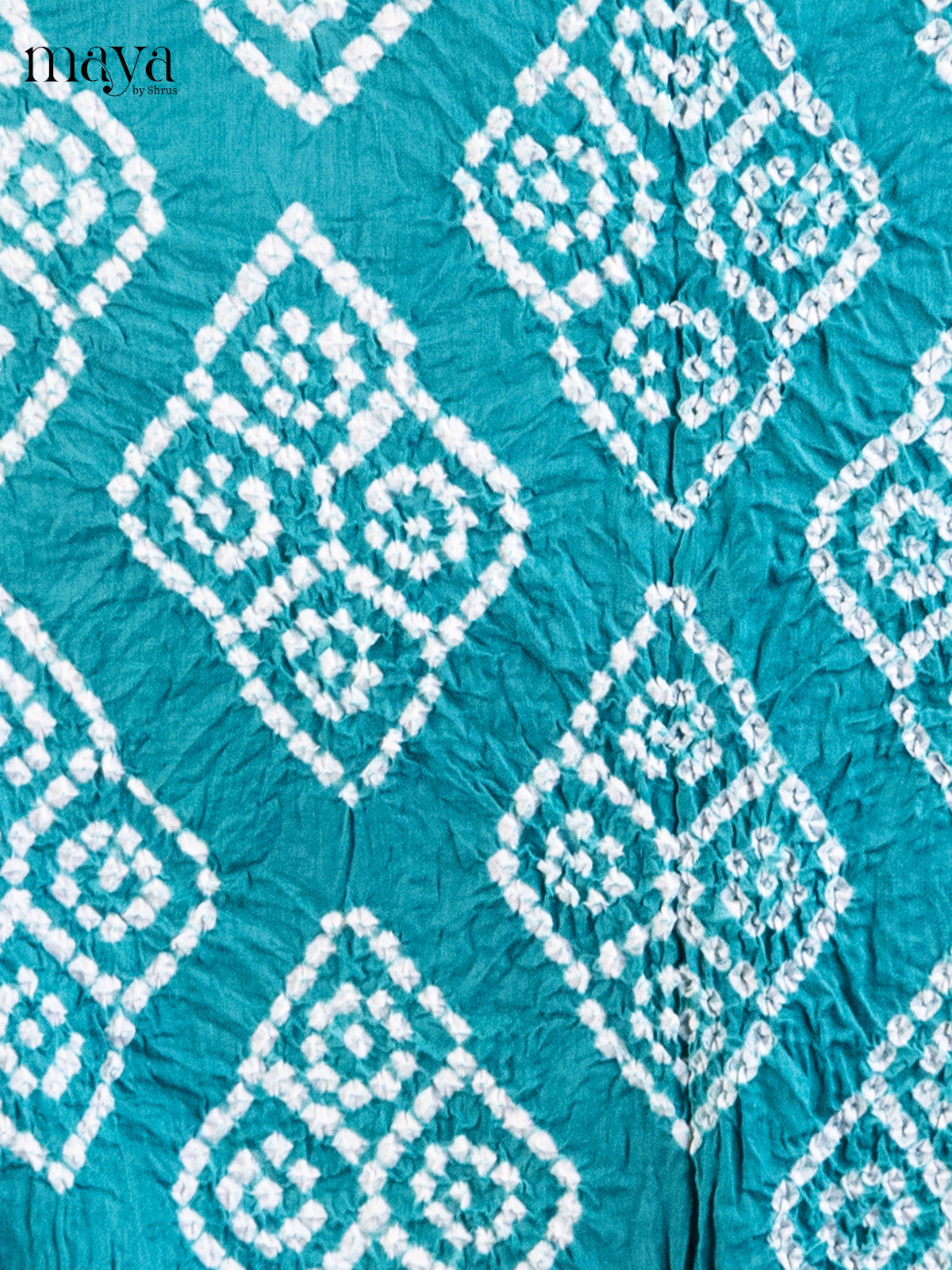 Lite & Dark Blue - Bandhini salwar Unstitch