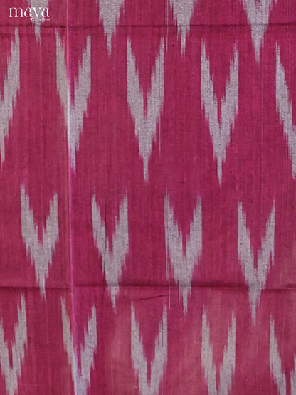 Maroon & Grey - Ikkat Salwar Unstitch